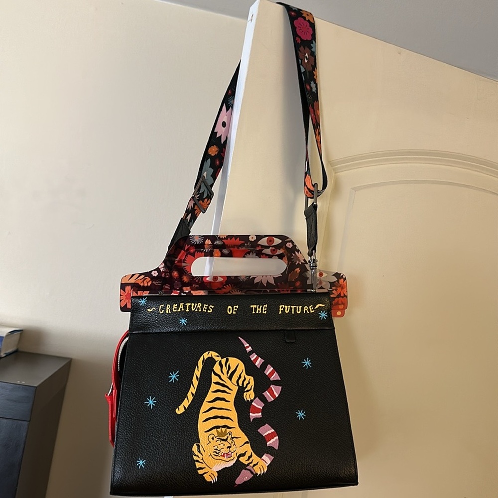 Black Bag with Tiger Design